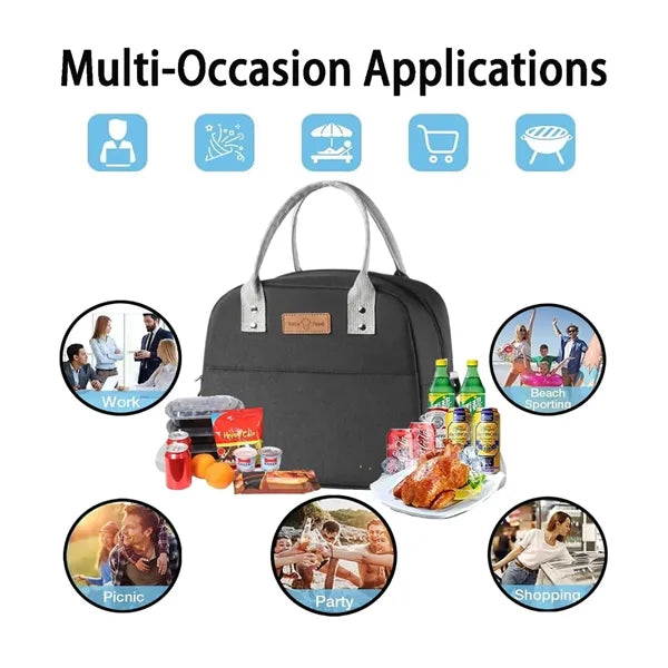 Large Aluminum Foil Thickened Insulation Cooler lunch Bag