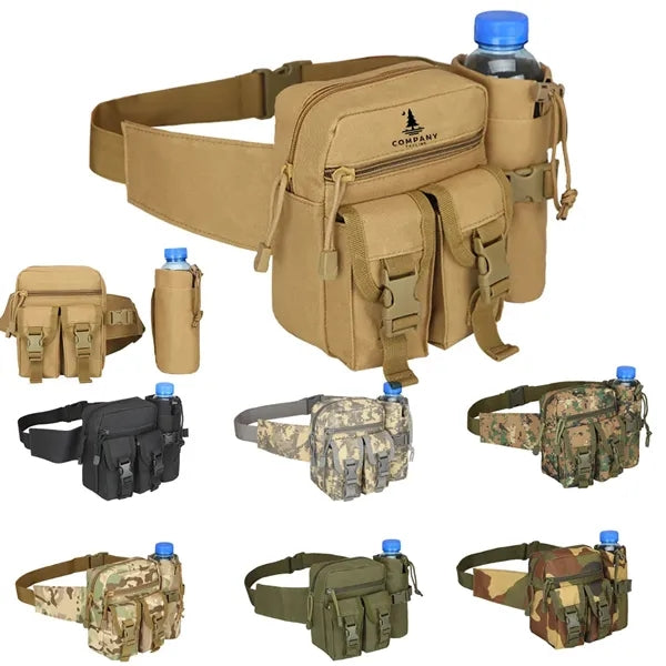 Tactical Waist Pack With Bottle Pocket