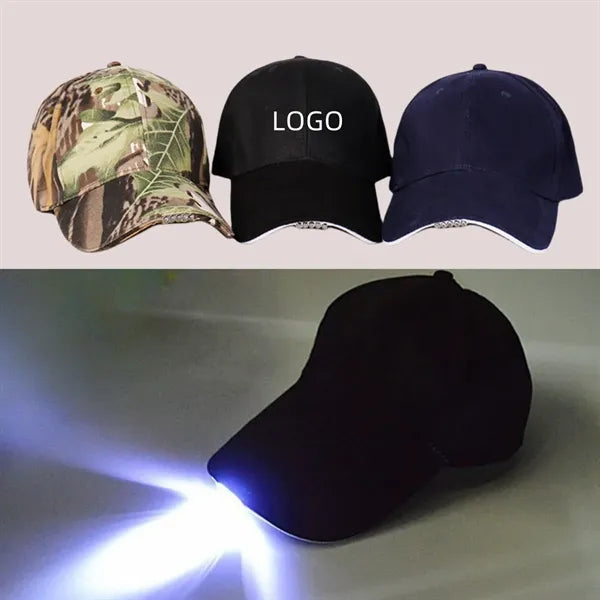 LED Flashlight Baseball Cap