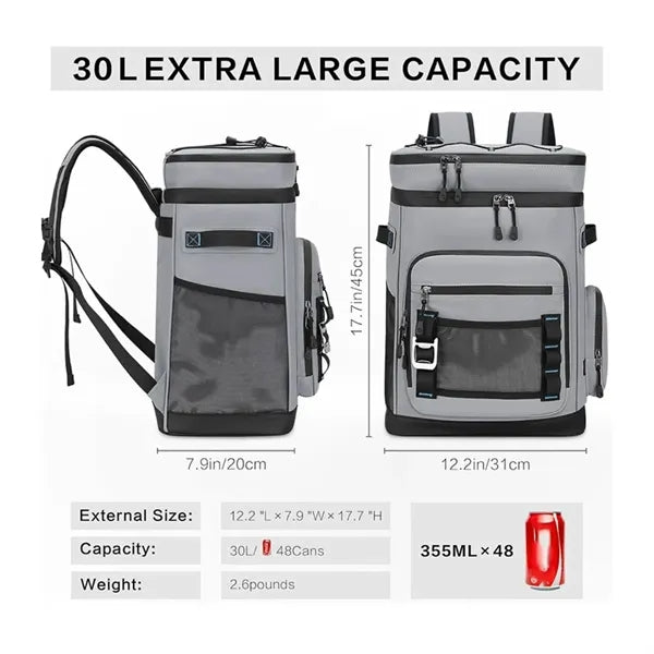 48 Can Leakproof Insulated Backpack Cooler