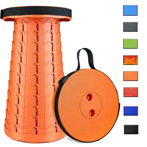 Upgraded Folding Lightweight Sturdy Retractable Stool
