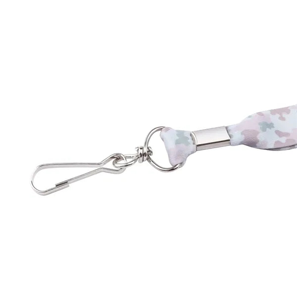 3/4" Full Color Custom Polyester Lanyards ID Badge Holder