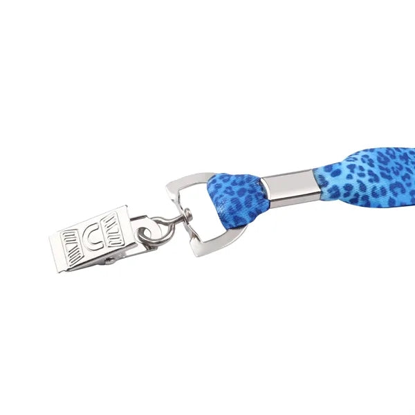 3/4" Full Color Custom Polyester Lanyards ID Badge Holder