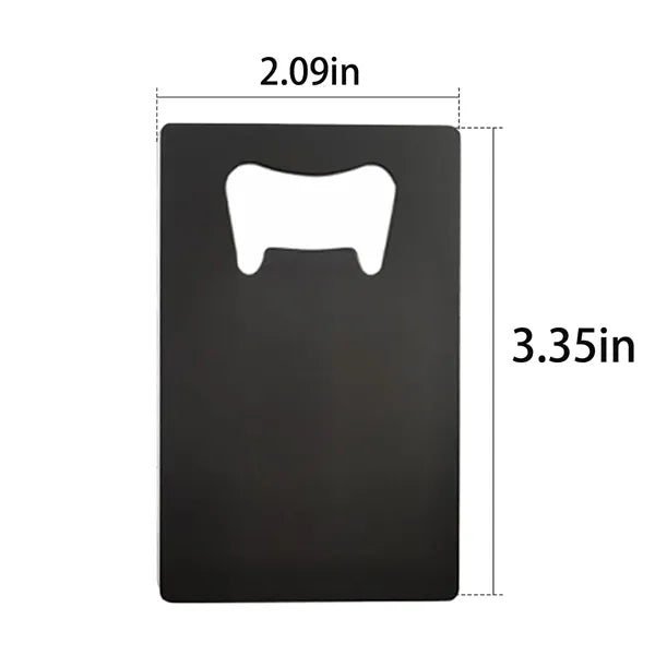 Stainless Steel Credit Card Bottle Opener