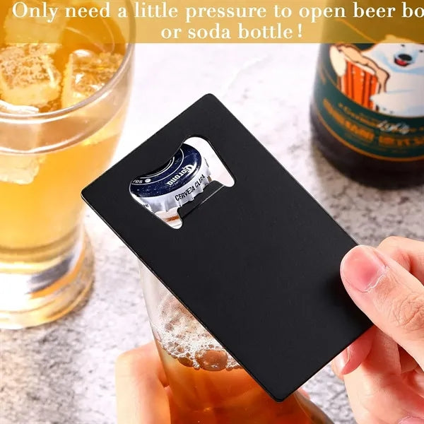 Stainless Steel Credit Card Bottle Opener