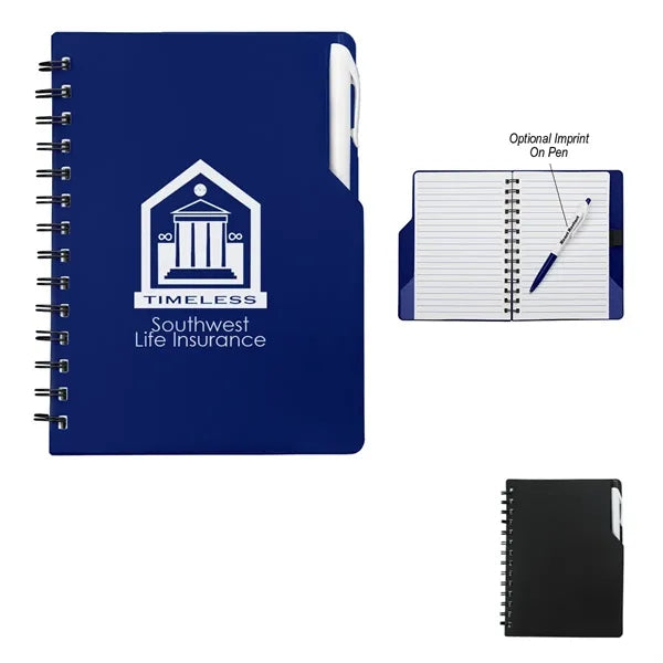Spiral Notebook With Pen