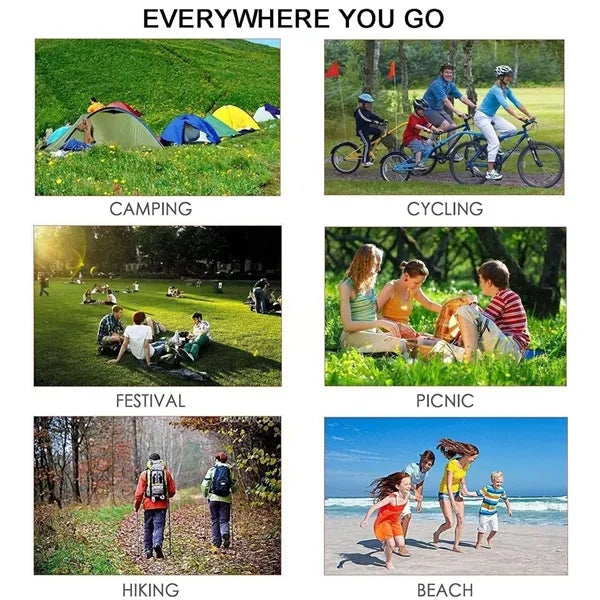 Sandproof Pocket Picnic Camping Blanket