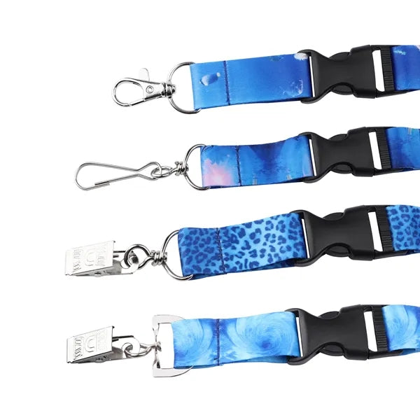 3/4" Polyester Detachable Lanyards Sublimated Full Color