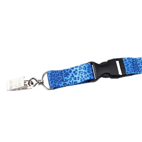 3/4" Polyester Detachable Lanyards Sublimated Full Color