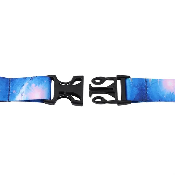 3/4" Custom Detachable Lanyard W/ Swivel Hook