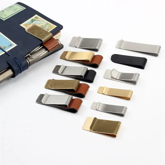 Pen Holder Clip Metal Loop for Journal Planner Clipboard