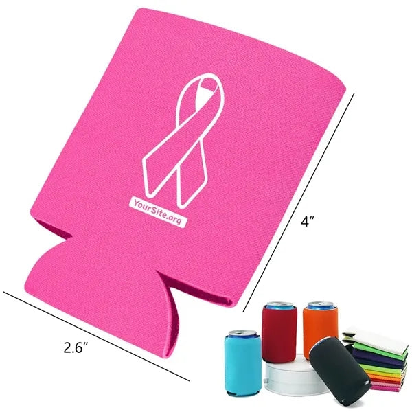 Breast Cancer Awareness Neoprene Can Cooler