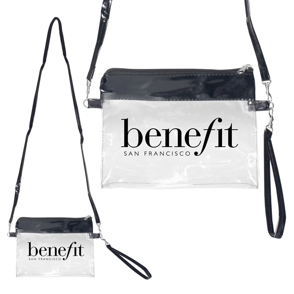 Bag - Clear PVC Sling-Over Pouch