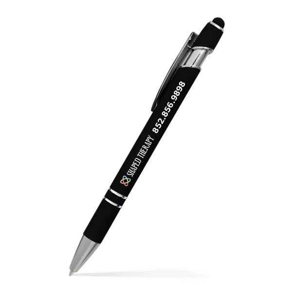 Alexandria Stylus Satin Soft Touch Click Metal Pen