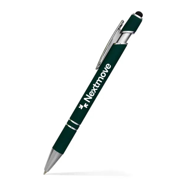 Alexandria Stylus Satin Soft Touch Click Metal Pen