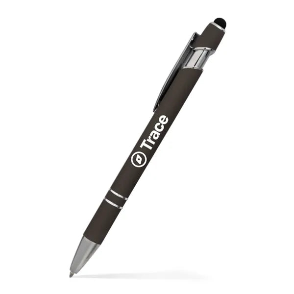 Alexandria Stylus Satin Soft Touch Click Metal Pen