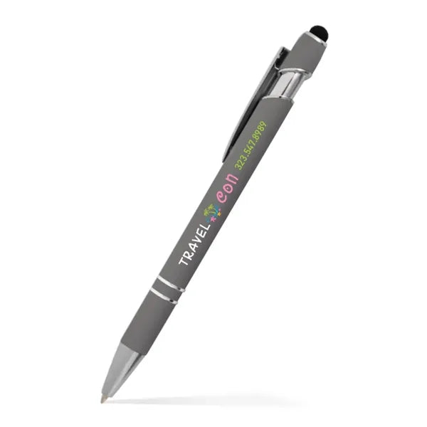 Alexandria Stylus Satin Soft Touch Click Metal Pen