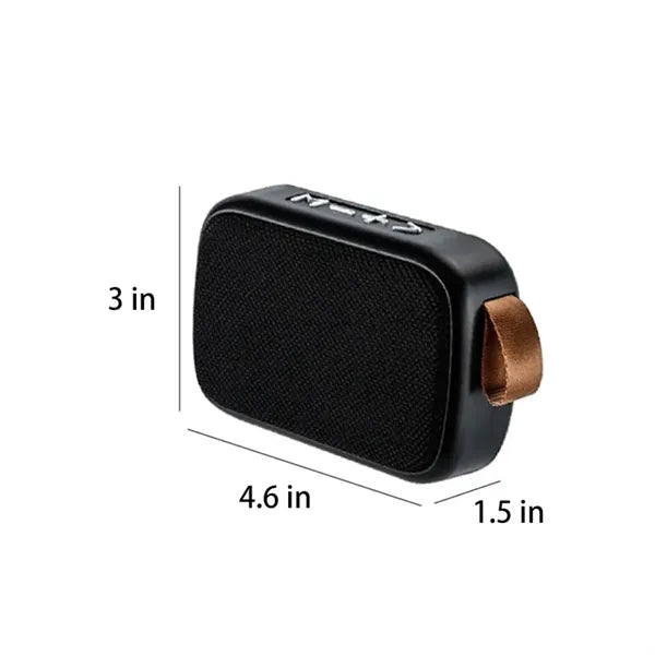Portable Fabric Wireless Bluetooth Speaker With Lanyard