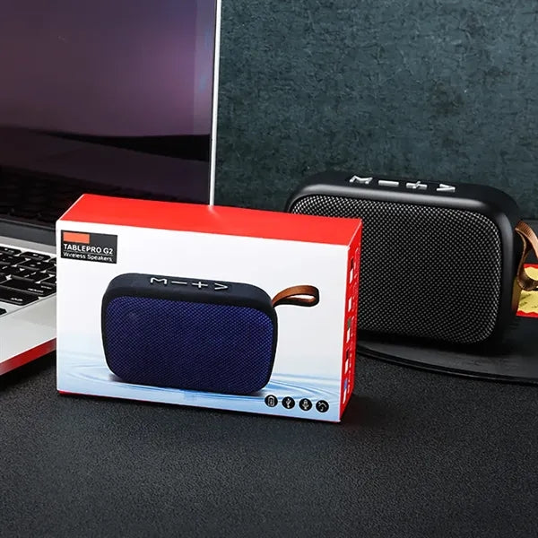 Portable Fabric Wireless Bluetooth Speaker With Lanyard