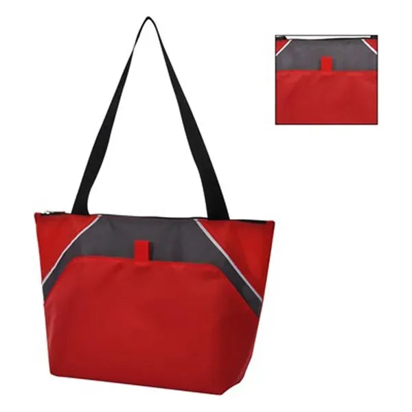 210D Polyester Breeze Shopping Tote Lunch Cooler Bag