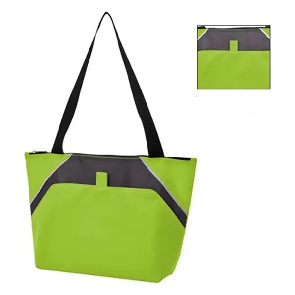 210D Polyester Breeze Shopping Tote Lunch Cooler Bag