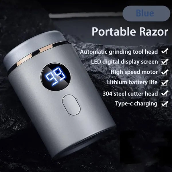 Portable Electric Shaver Mini Rechargeable Beard Razor
