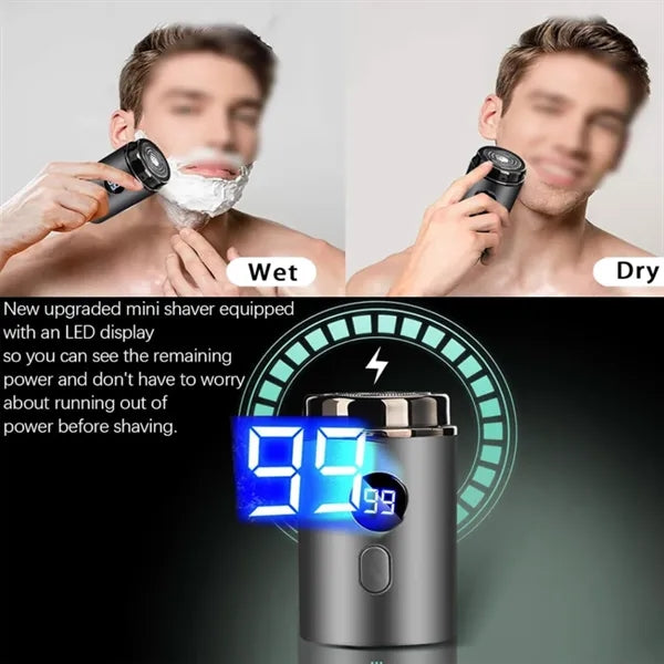 Portable Electric Shaver Mini Rechargeable Beard Razor