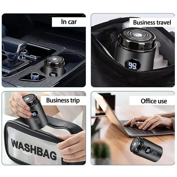 Portable Electric Shaver Mini Rechargeable Beard Razor