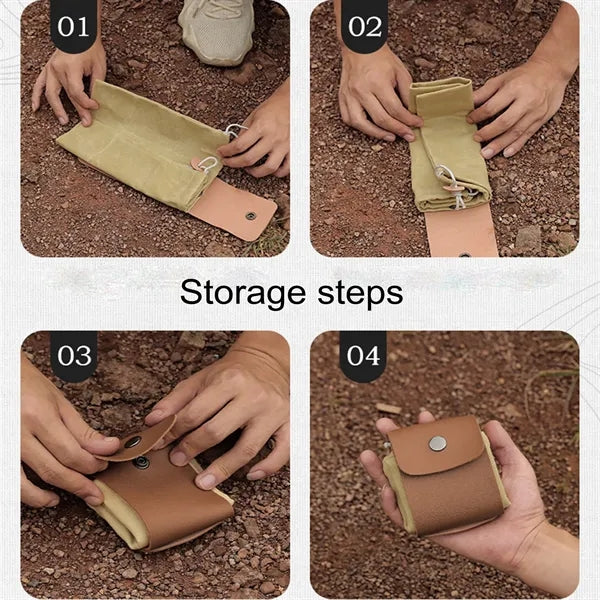 Foldable Canvas Foraging Waist Bag