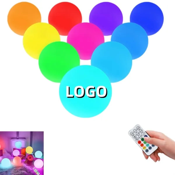 LED Waterproof Remote Controlled Glowing Ball Light