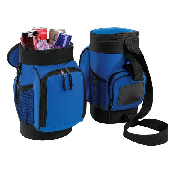6 Can Oxford Insulated Crossbody Golf Cooler Caddy Bag