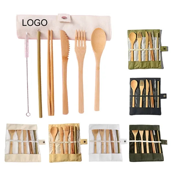 Portable Bamboo Cutlery Set