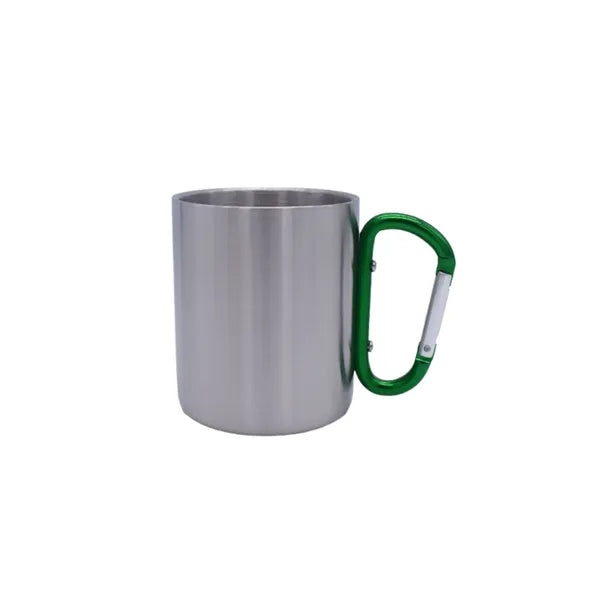 10oz Stainless Steel Carabiner Mug