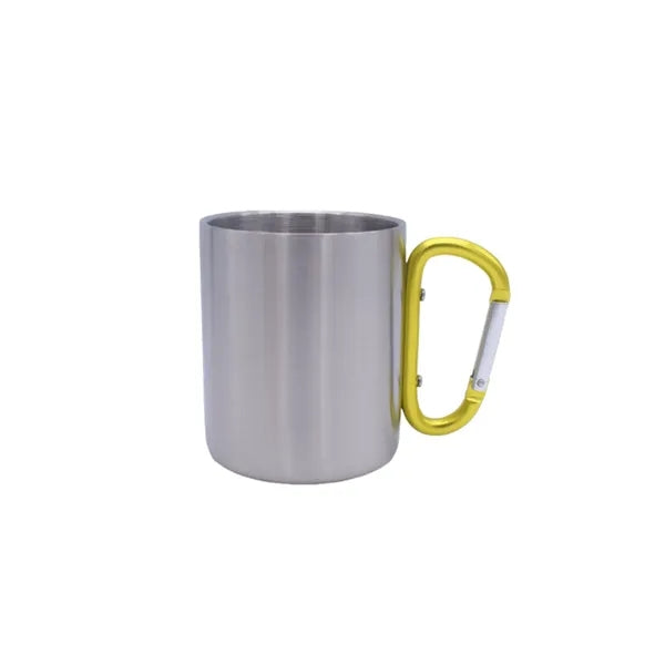 10oz Stainless Steel Carabiner Mug