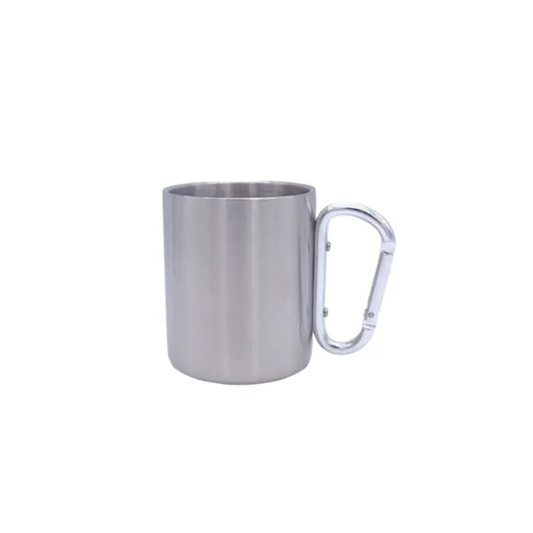 10oz Stainless Steel Carabiner Mug