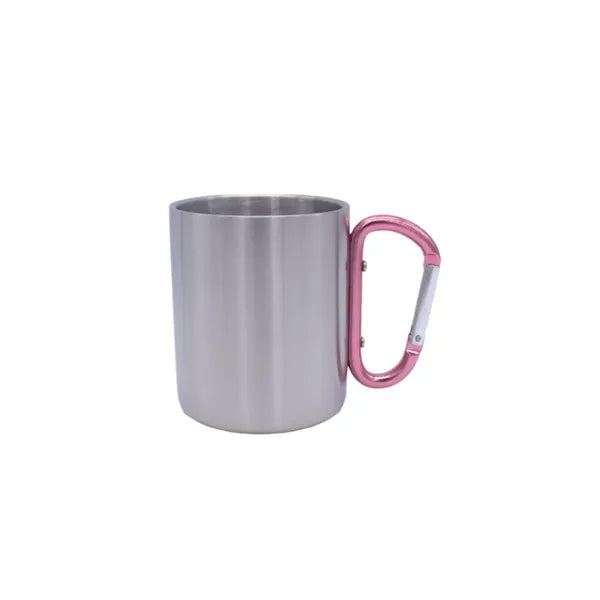 10oz Stainless Steel Carabiner Mug