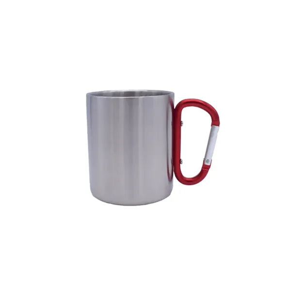 10oz Stainless Steel Carabiner Mug