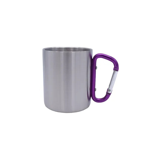 10oz Stainless Steel Carabiner Mug