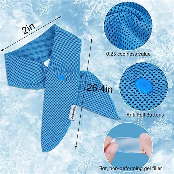 Cooling Neck Scarf with Ice