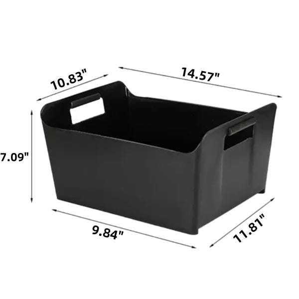 Thick Plastic Rectangular Handheld Ice Bucket