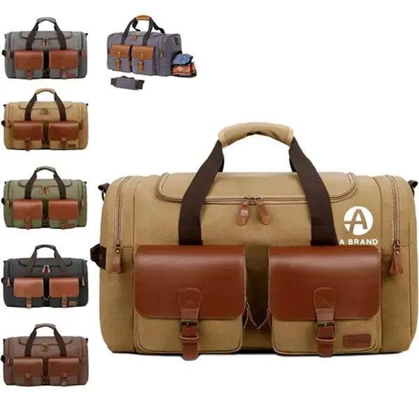 20 Deluxe Canvas Duffel with Dual Shoe Pockets