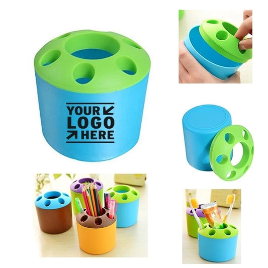 Creative Toothbrush Pen Holder