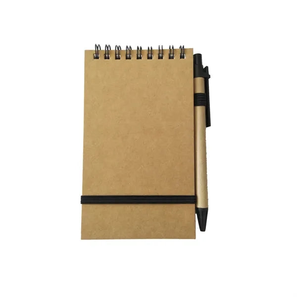 Business Spiral Bound Note Pad With Pen for Advertising"
