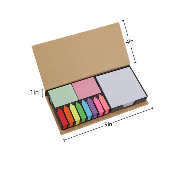 Kraft Paper Multi - Color Office School Promo Memo Box