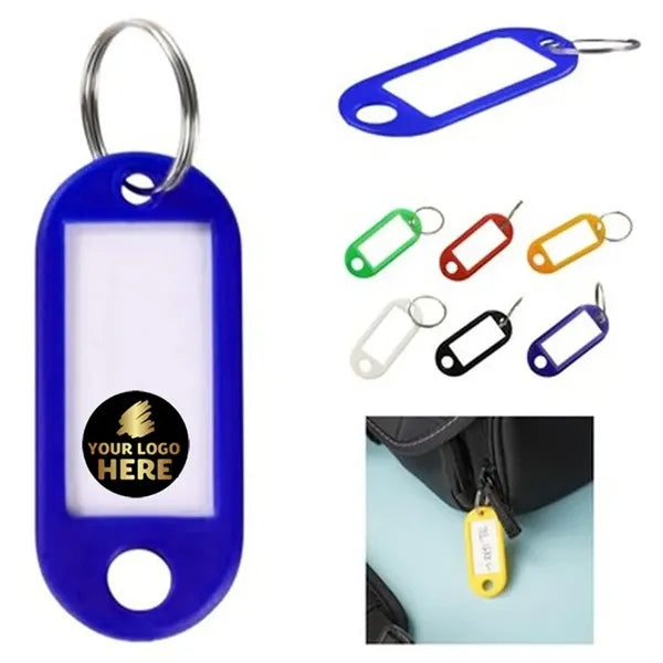 Plastic Room Number Key Tag