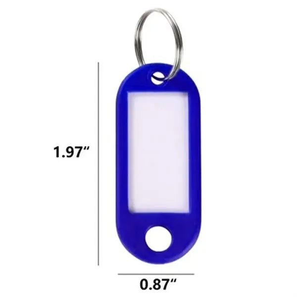 Plastic Room Number Key Tag