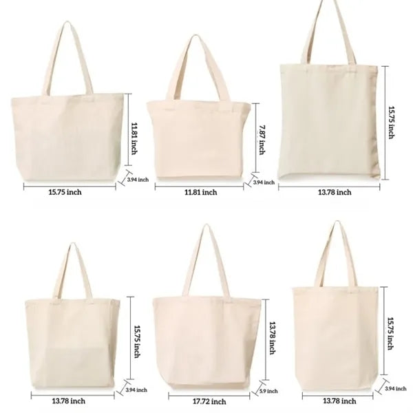Blank Cotton Canvas Tote Bag