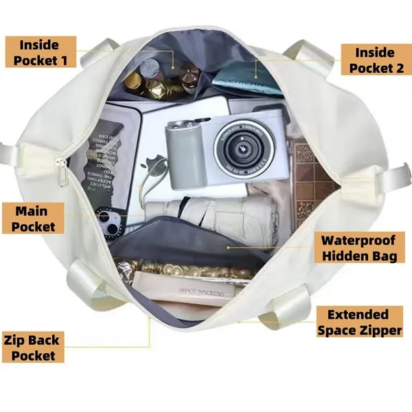 Portable Travel Bag With Dry And Wet Separation