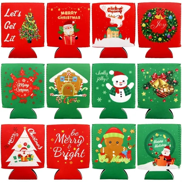 Christmas Can Cooler Sleeves