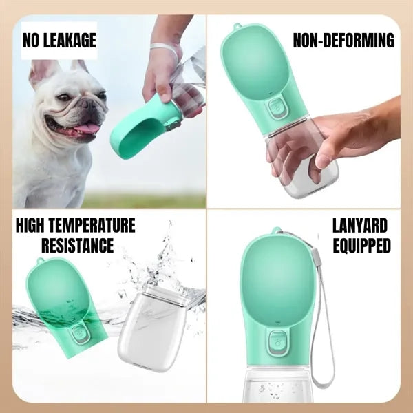 12oz Portable Dog Water Bottle And Dog Bowls